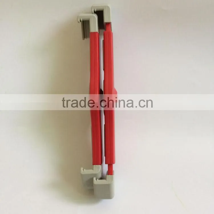 1/4"-20 screw retractable tablet stand holder for iPad mini 1 2 air 2 4/7-11inch tablet and GPS in red color