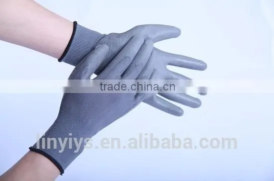Pu Coated Nylon Arcylic Antistatic Glove