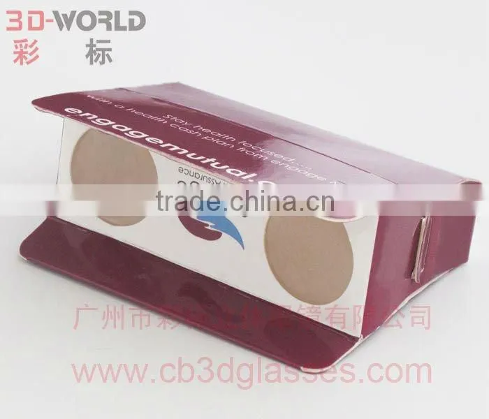 2012 3d promotional paper telescope with fashion design