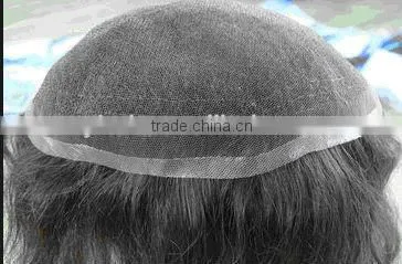 Alibaba express toupee for men natural looking invisible hairline men's wig, toupee custom-made, full lace toupee
