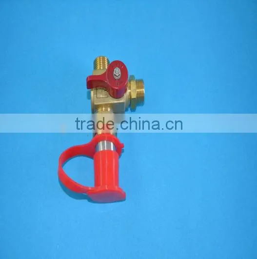 CNG LPG single point pressure reducer filling valve kit