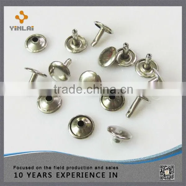 Decorative double rivet hardware products