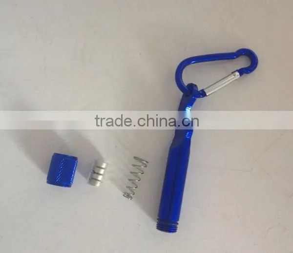 82018# 3 in1 mini bottle opener flashlight with carabiner