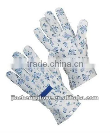garden gloves flower , canvas gloves