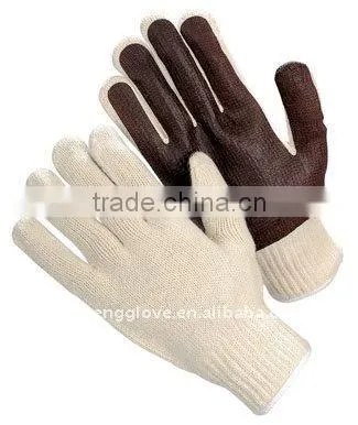 PVC Palm! Comfortable Natural String Knit Glove