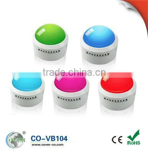 Custom LED Flashing Sound Button/Plastic Talking Buzzers/ Push Sound Button With Voice recordable Push Button