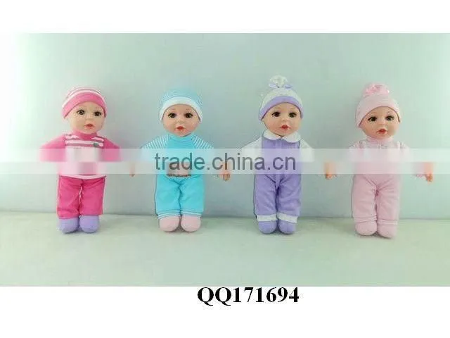16"lovely baby doll with IC-papa,mama,cry laugh