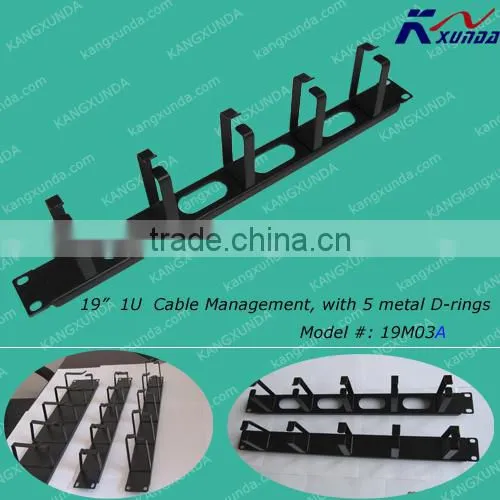 1U ABS plastic cable management