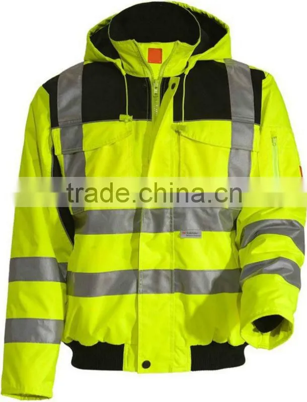 Top quality 2014 new design popular high-vis pilot jacket