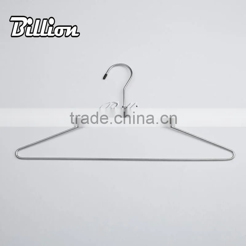 Wholesale Fashional Clothes Drying Hangers Metal Chrome Wire Laundry Hanger