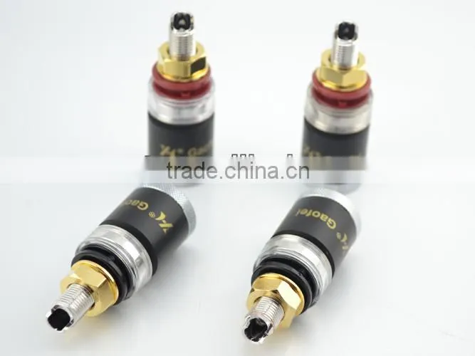 HI-END Pure Copper Rhodium Plated Amplifier Speaker Terminal Binding Post