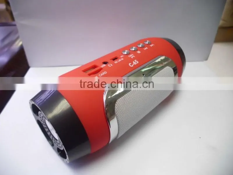 2016 high quality 3D sound effect portable outdoor bluetooth speaker with line in/hands free call, can do custom logo printing