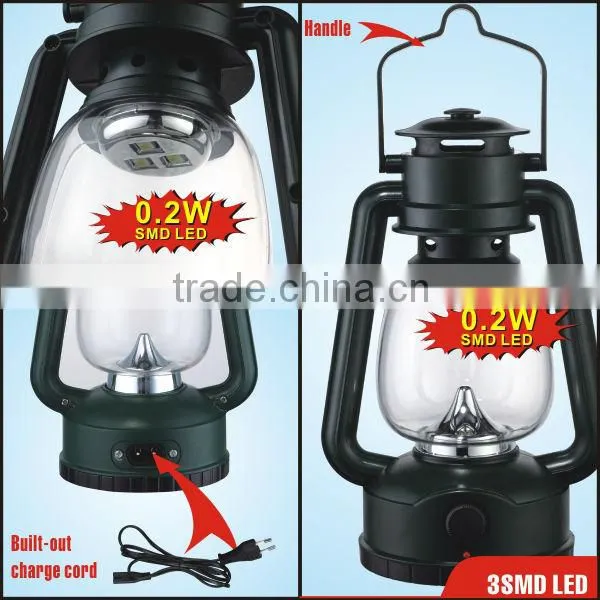 SMD LED rechargeable portable lantern