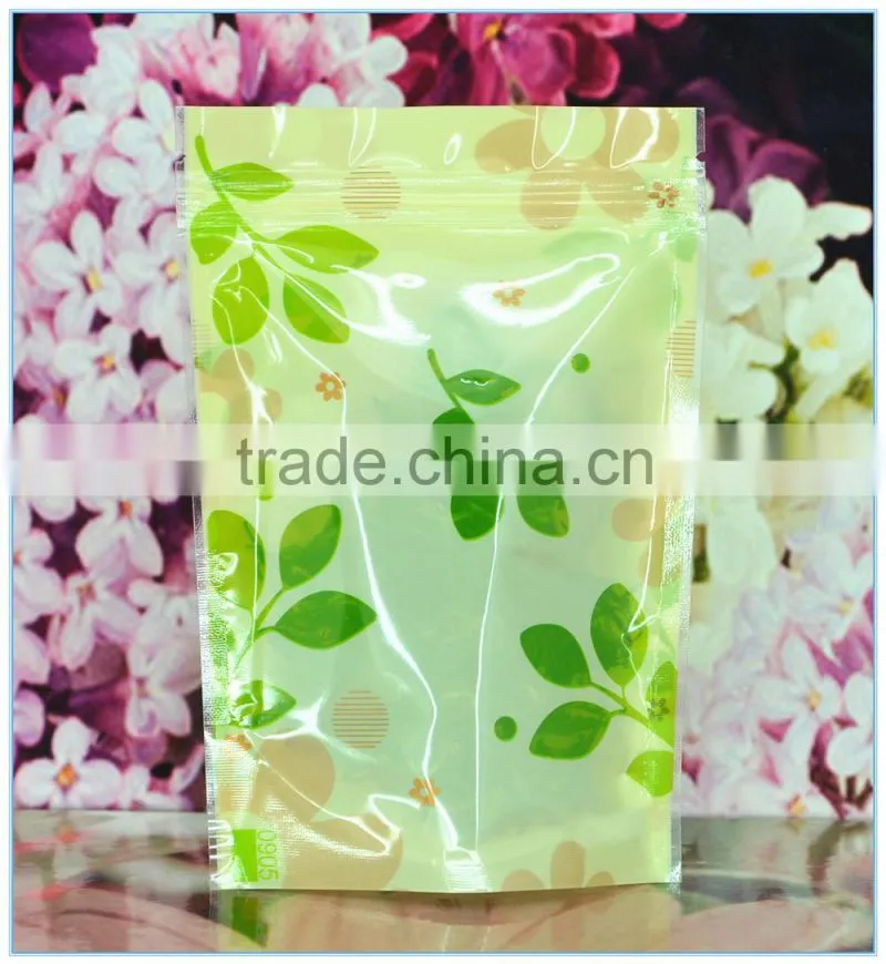 colorful stand up flower pouch