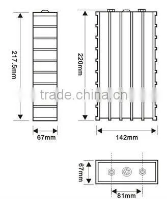 lithium battery SE100Aha cell