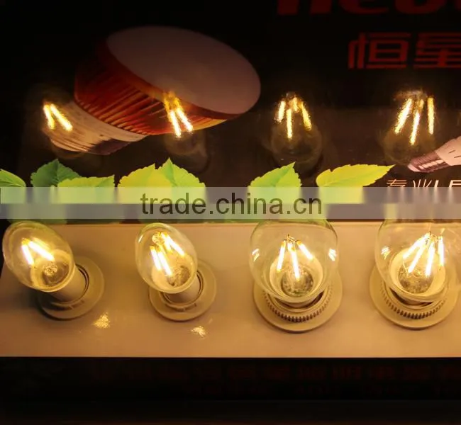 360 degree 220v c35 2w e14 led filament bulb skd