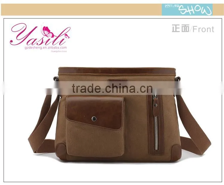 High quality!!!2013 new model canvas military shoulder bag,brands shoulder bag in Guangzhou