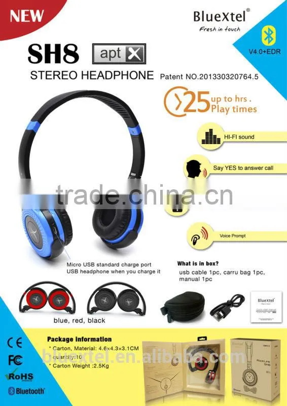 best listening devices Stereo Bluetooth Headset, Anti-Noise Wireless Bluetooth Headset