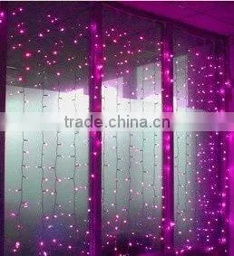nice pink led curtain light for decoration