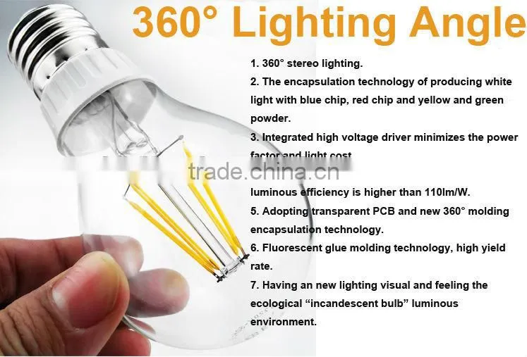 Newest product TUV G45 led light bulb 4W E14 led lighting led filament bulb /led lamp ebay europe all product COB-G4504E