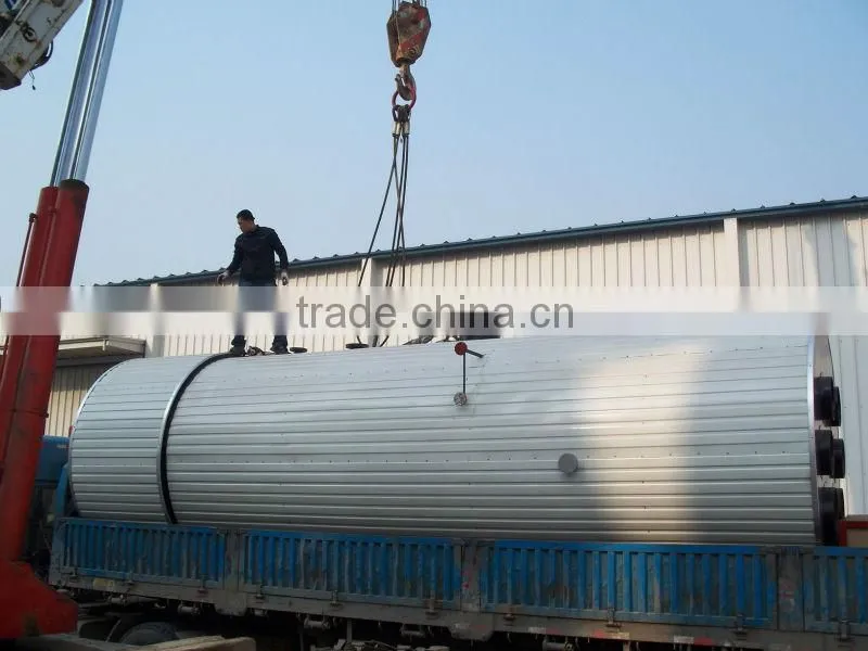 Vertical waste heat hot water boiler