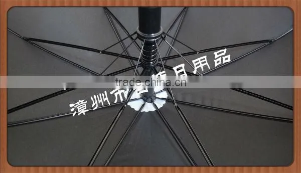ZFR-23JW black wooden straight walking stick umbrella