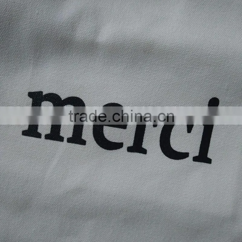 Fashionable canvas tote bag shopping bag with logo printed