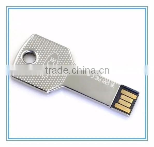 Cutomized metal material key shape USB promotional colorful key usb flash drive