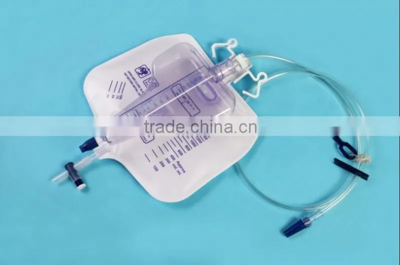 2000ml PVC Adult Urine Collection Bag Disposable Economic Urinary Drainage Bags Urine Bag