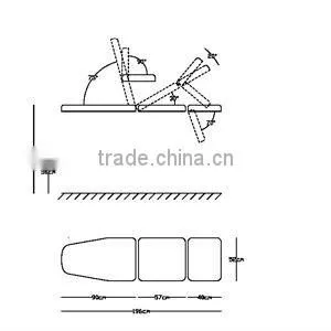 COMFY EL-35 2 Section Electric Lift club table