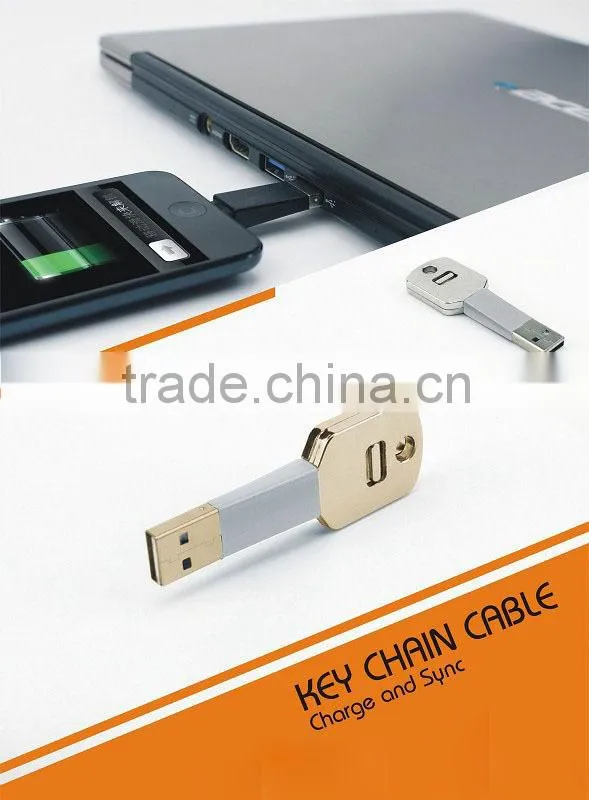 2014 USB Micro Keychain in Sync Data Cable / Usb Charger Cable