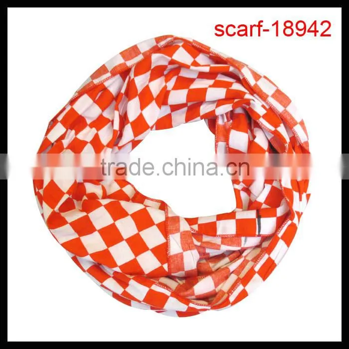 fashion women grid pattern scarf