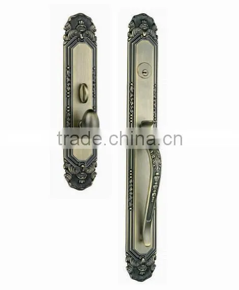 External Pull handle Main Door Lock Entry Set Cylinder Lock