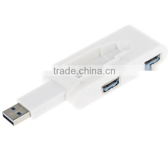 USB 3.0/2.0 4 Port High Speed Powered Hub For iMac MacBook Desktop Laptop