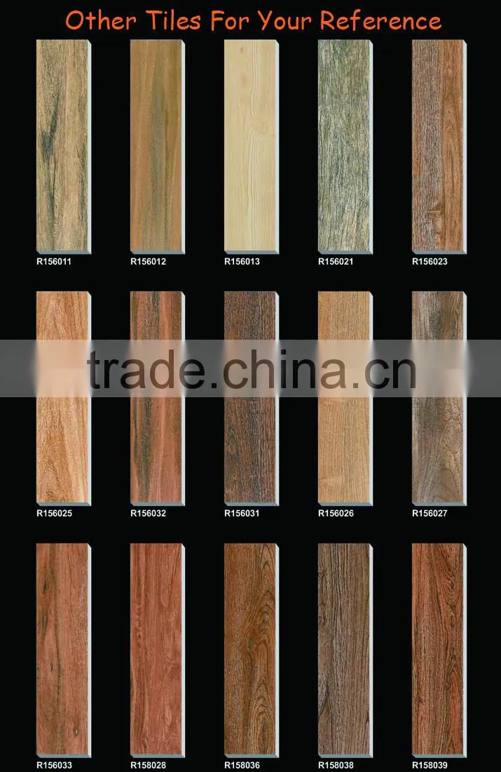 3d 150x600 china foshan wooden rustic design floor wall tiles