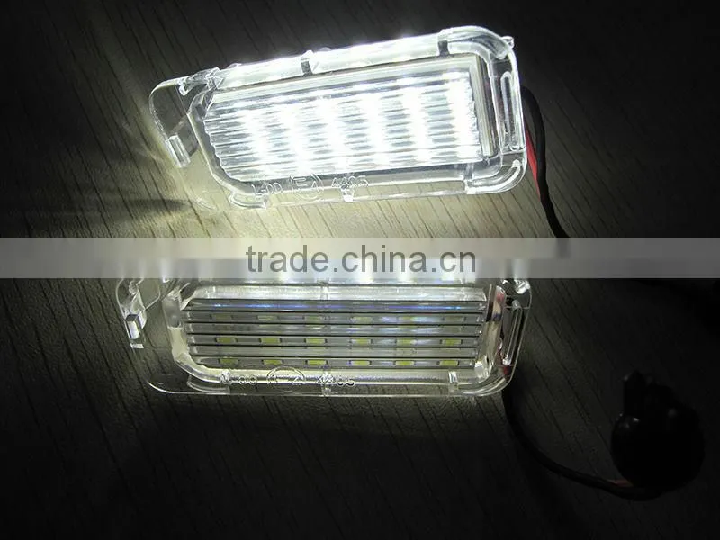 Canbus error free license plate lamp super white for Ford