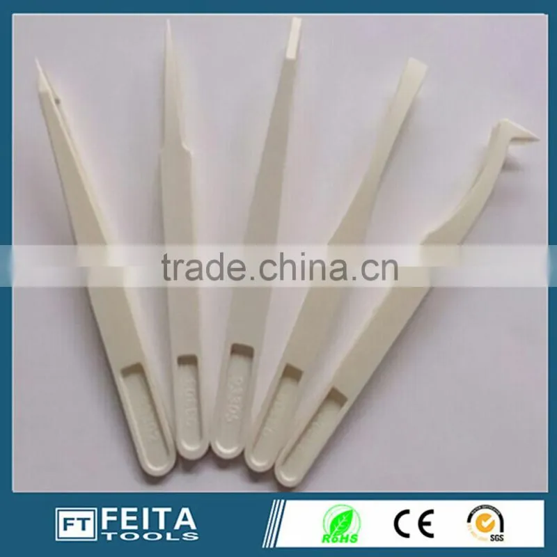 SA Series High Quality Stainless Steel New Fine Point Tweezers Set Needle Nose Tweezers