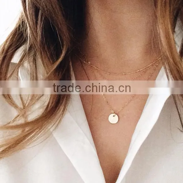 gold teenage jewelry fashion alloy necklaces jewelries