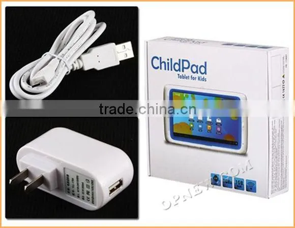 Wholesale 7" Dual Core Tablet PC for Child kid Childpad Dual Core 1.5Ghz WIFI Android 4.2 7 Colors Cartoon OPNEW