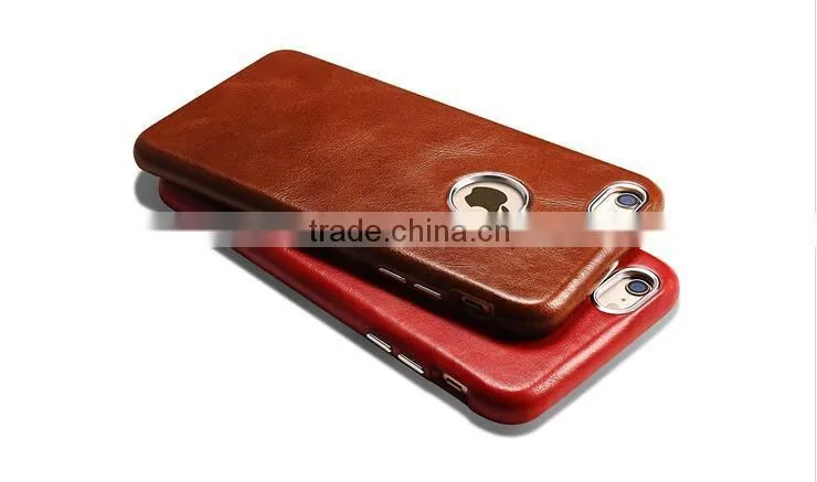 Luxury Genuine Leather Case For Apple iPhone 6 6S Plus Ultra Thin Mobile Phone Back Cover For iPhone6 4.7 5.5 Inch