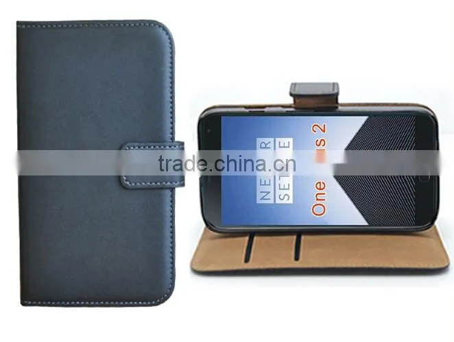 Mix Colors For One Plus Two Wallet Leather Case for One plus 2 Cover
