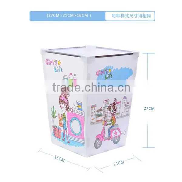 2015 modern plastic waste bin for storing garbage