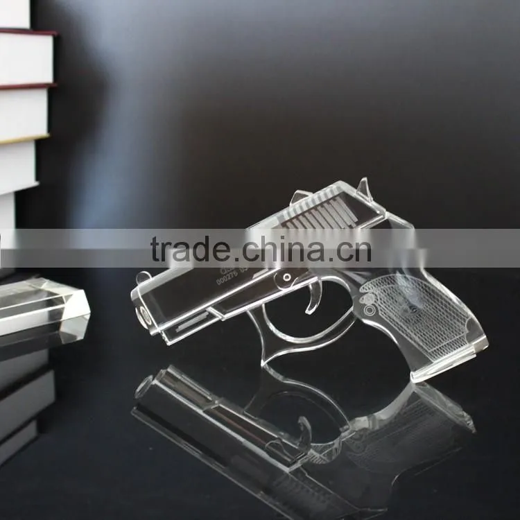 new design 2016 glass crystal gun model