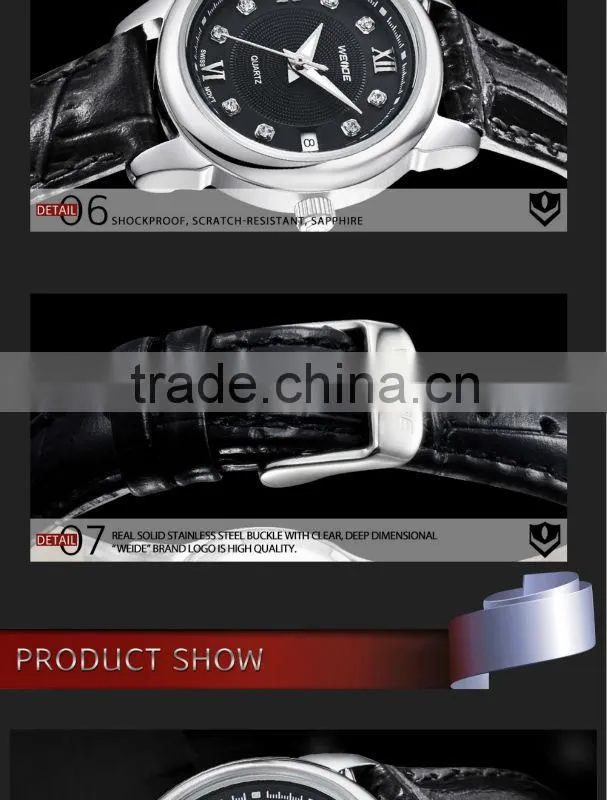 WEIDE Brand Original Watch Wholesale Custom Watches Luxury Lady Gold Watch