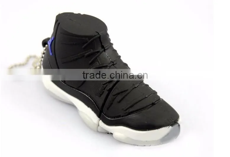 free sample silicone sneakers shoes usb flash drive, NBA star shoes shape U disk new products 2016