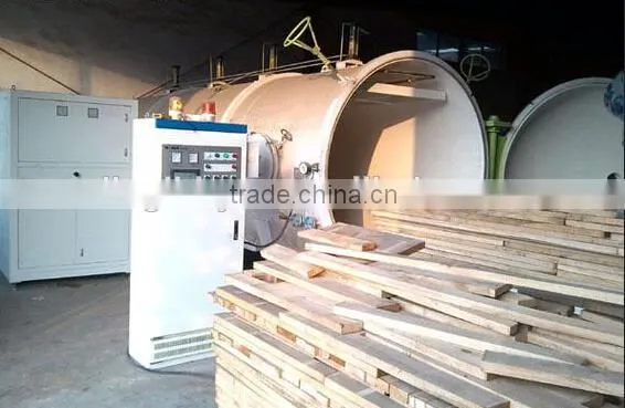 long timber plank vacuum dry kiln equipment high frequency