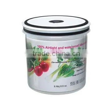 1400ml microwaveable round food container