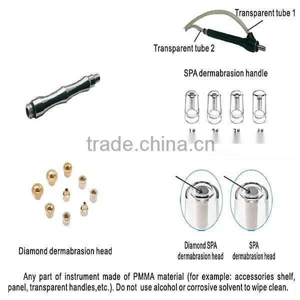 2015 China Alibaba Express Professional Best Home Use 5 functional diamond dermabrasion