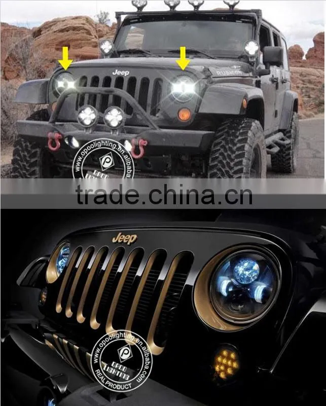 Factory Price c ree led motorcycle headlight,40W Hi Lo 5 3/4'' c ree led motorcycle headlight