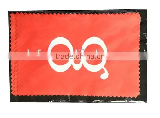custom logo microfiber cleaning cloth for sunglasses and lens